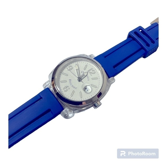 🌈 Vintage Dooney and Bourke Wristwatch Blue Sport - Picture 1 of 8